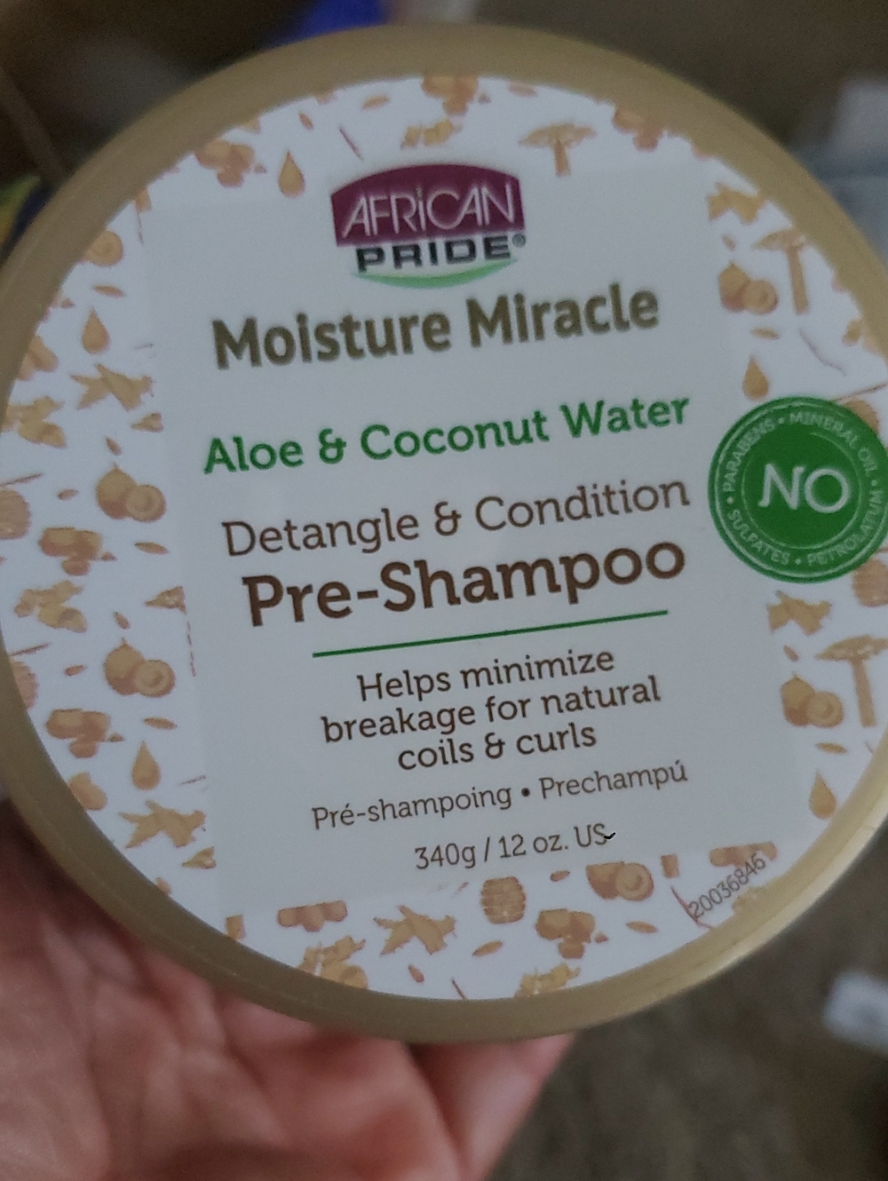 Moisture Miracle Aloe & Coconut Water Pre-Shampoo